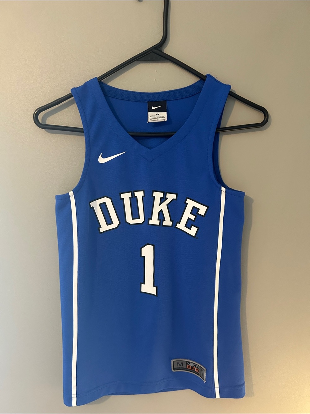 Nike Youth Medium Duke Basketball Jersey
